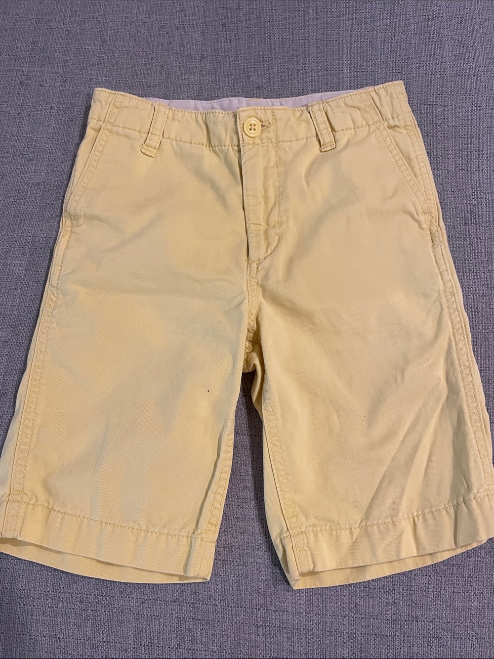 GAP Boys Pale Yellow Chino Shorts